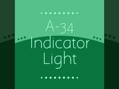 9ملم، A-34 Neon Led ضوء الطيار